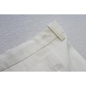 Tommy Bahama Silk Cotton Hawaiian Pants Relax Flat Beige Mens Sz 42 x 32